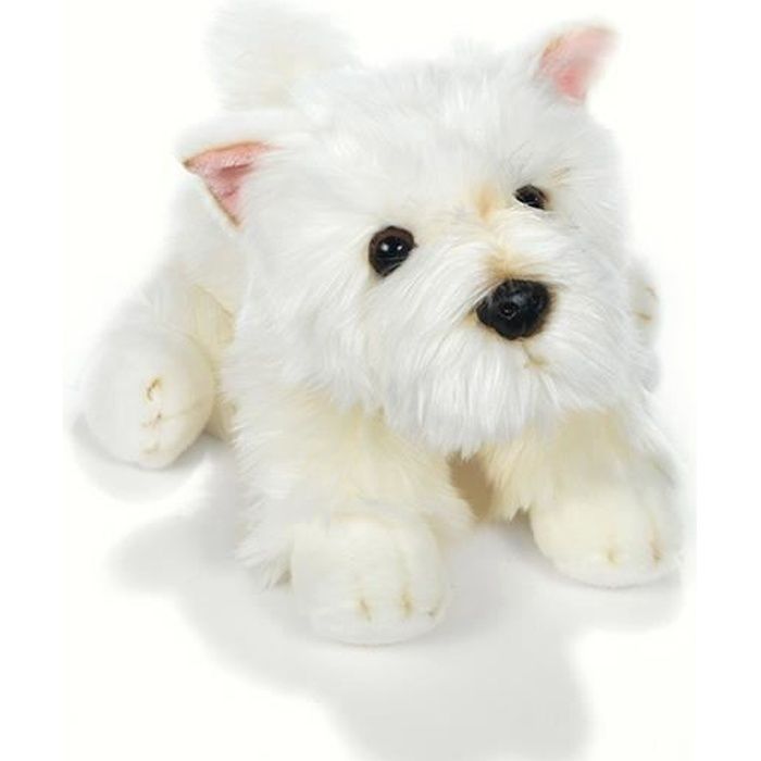 Peluche chien westie 30 cm - Plush & Company