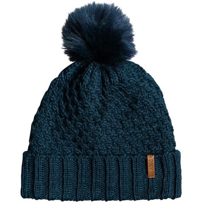 Bonnet à pompon Bleu Femme Roxy Blizzard