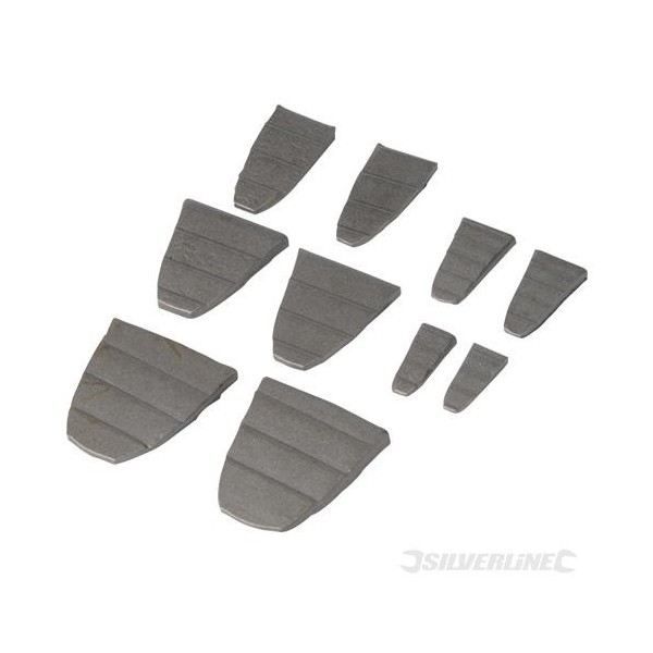 Jeu de 10 coins pour marteau - 10 pcs Silverline