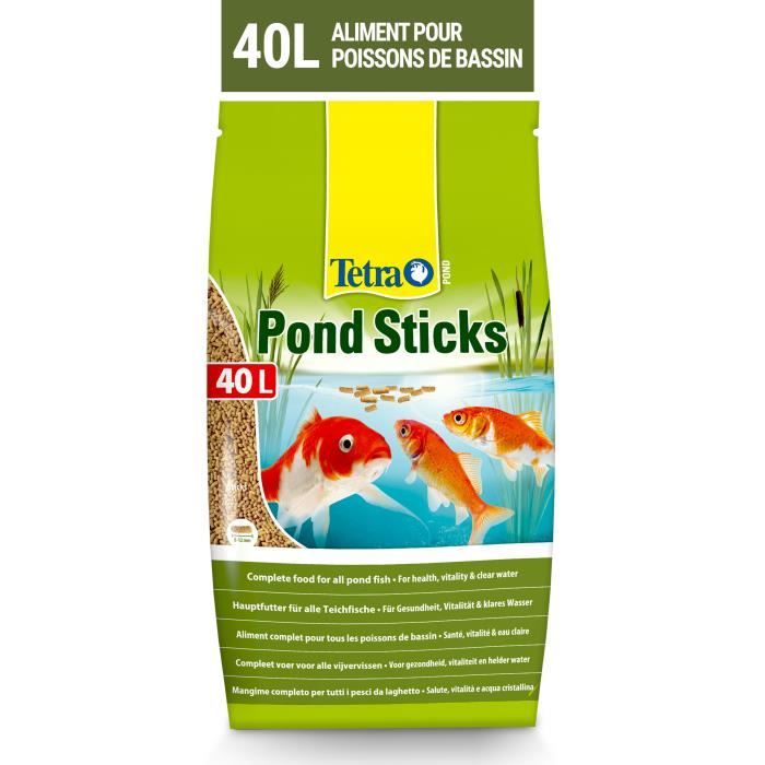 TETRA Aliment complet stick - Tetra Pond Sticks - 40 L - Pour poisson de bassin