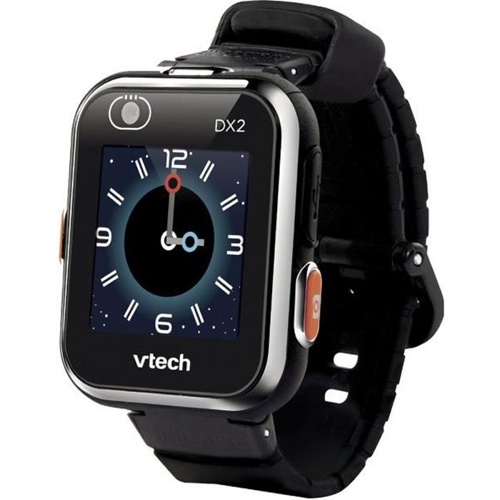 VTECH - Kidizoom Smartwatch Connect DX2 Noire - Montre Photos et Vidéos