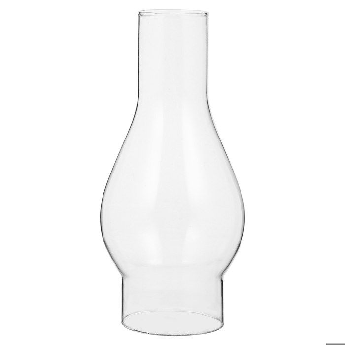 Clear Huile Lampe Cheminée Verre Kérosène Lampe Cheminée Verre Lampe