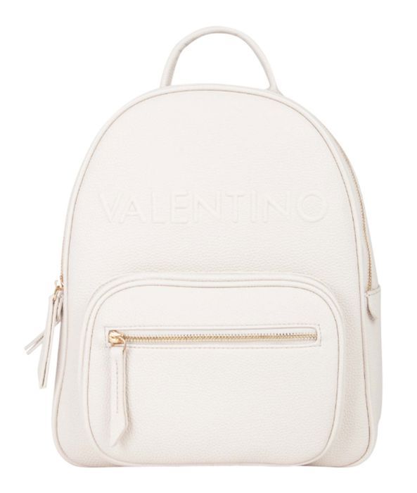 Sac à Dos VALENTINO Zero Re Femme, Couleur Blanc Crème (Bianco), En Polyuréthane