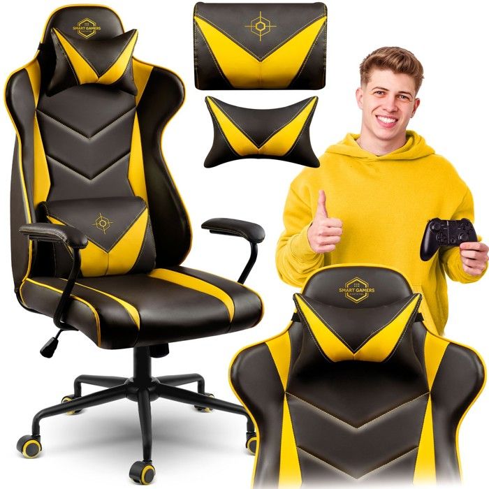 Fauteuil de jeu ergonomique - JANSHOP - Blitzcrank - Rembourrage respirant - Hauteur réglable