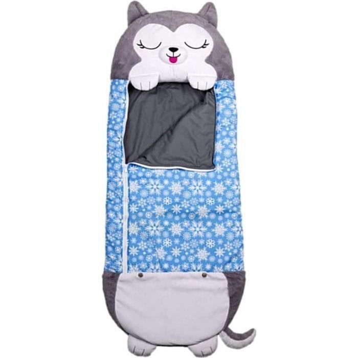 Mignon Sac de Couchage Enfant Duvet Enfant 2 en 1 Oreiller de Sac de Couchage Amusant pour multicolore DRAP HOUSSE MATELAS