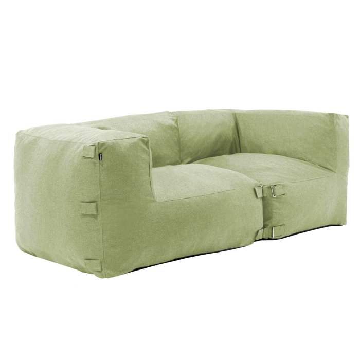 Salon de jardin modulable avec 2 fauteuils dangle vert cactus Mixi Oviala