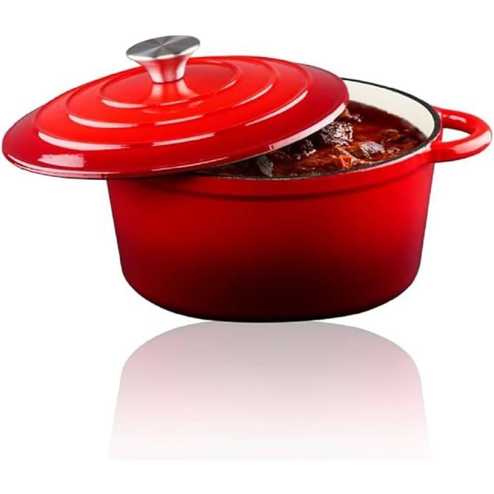 Cocotte en fonte - ALPINA - Alpina - Ø 24 cm - 3 8 L - Tous feux (induction) Cocotte en fonte - ALPINA - Alpina - Ø 24 cm - 3 8 L - Tous feux (induction)