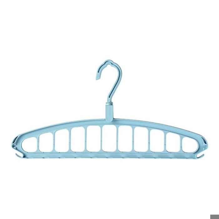 Porte-vêtements Multifonctionnel Support Multi-Ports Cercle Porte-vêtements en Plastique Écharpe Cintres de Rangement Cintre
