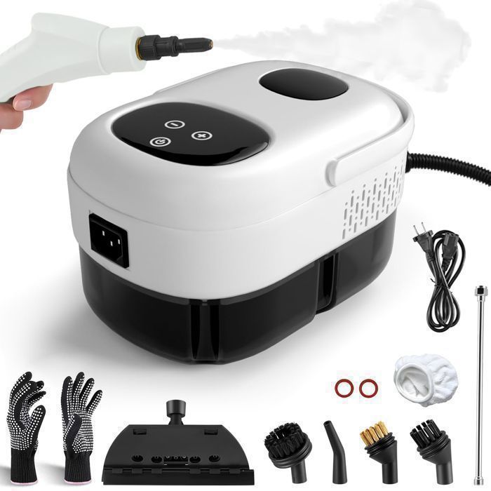 Nettoyeur Vapeur à Main Portable - Haute Pression 3 Bar - 2500W - Nettoyeur Vapeur pour Cuisine/Salle de Bain / Maison / Auto / Tissus - Generique