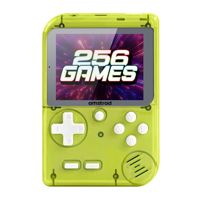 Console de jeu portable Amstrad avec 256 jeux et batterie rechargeable - vue 6
