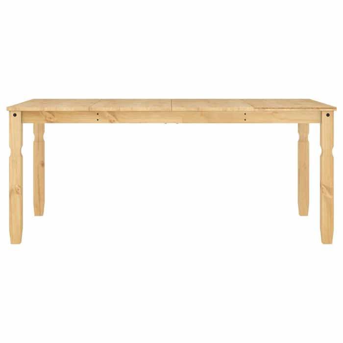 (Vente Chaude)Table cuisine(Rectangle) SOLOMON Brun Table à manger - FAFA-TOP - Meuble de salon - Corona 180x90x75 cm bois massif de