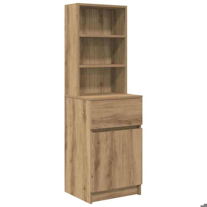 En solde 1x Armoire de nuit moderne - UU - Petit commode/placard - chêne artisanal 39x35x125 cm bois dingénierie L4456