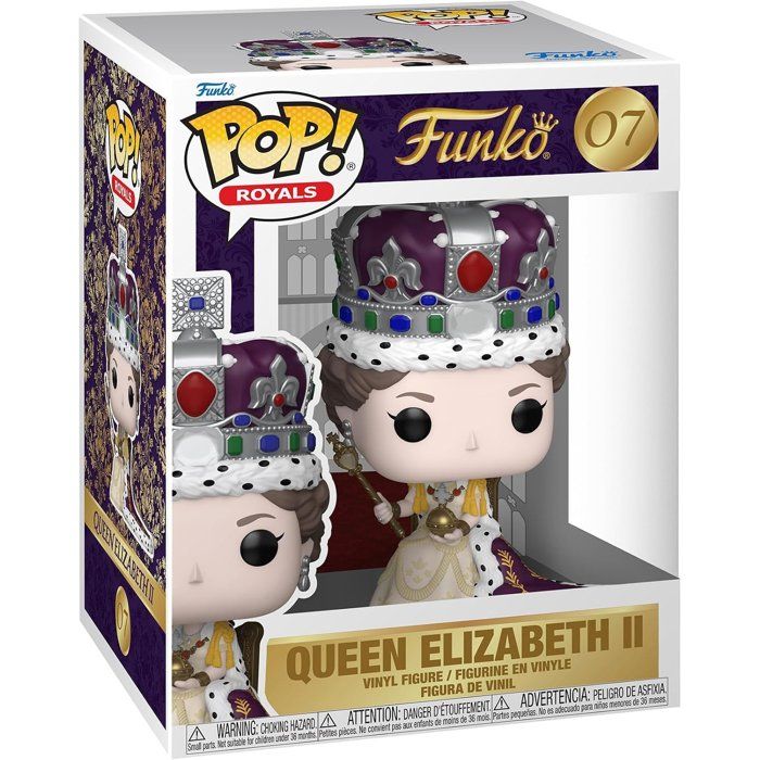 Figurine Funko Pop Royals Queen Elizabeth II - vue 4