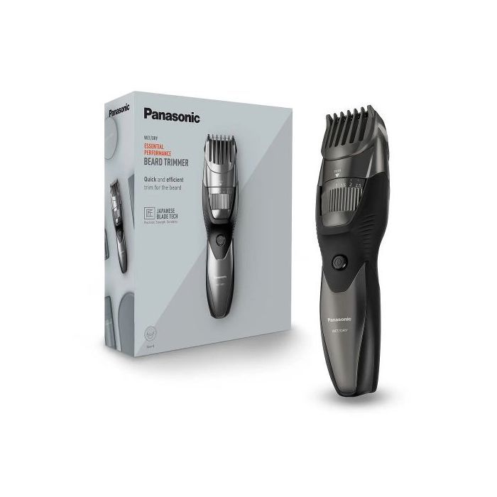 Tondeuse à barbe Panasonic ER GB44 H503 Wet & Dry 20 réglages de coupe 05 à 10 mm lames inox affûtées angle 45°