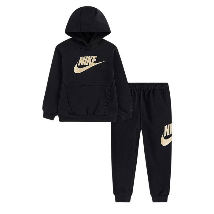 Nike Survêtement Club Fleece Noir - Fille - 86L135-G0G