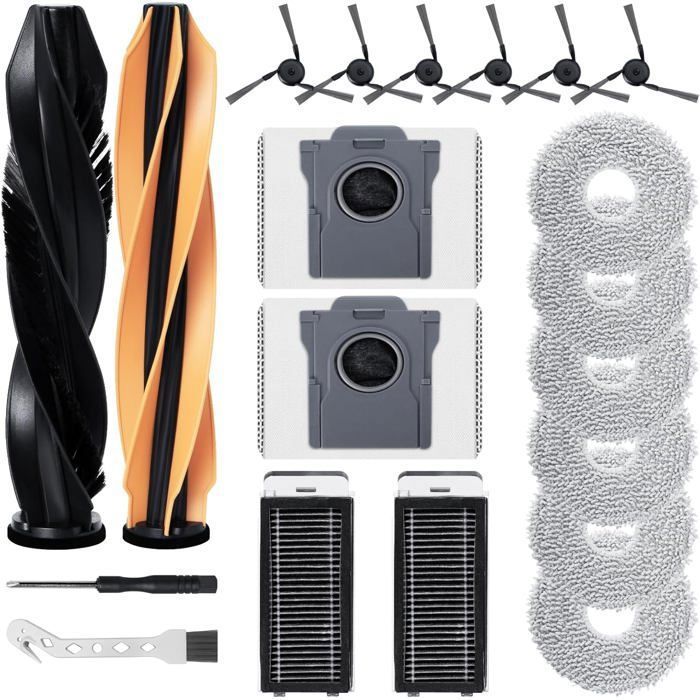 Kit DAccessoires Pour Aspirateur Robot Dreame L40S Pro Ultra / X50 Ultra Complete / X50 Master / L50 Pro Ultra P ASPIRATEUR ROBOT