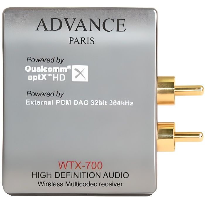 Advance Paris WTX-700 Evo - Récepteur Bluetooth apt-X HD - Cdiscount TV Son  Photo