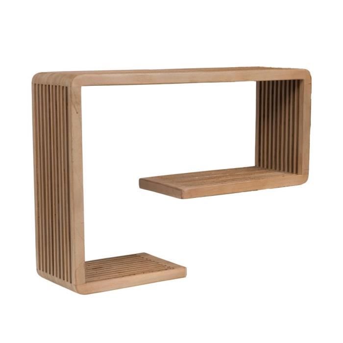 Etagère murale - AMADEUS - Calopsite - Teck massif - 60 cm - Contemporain - Design Etagère murale - AMADEUS - Calopsite - Teck massif - 60 cm - Contemporain - Design