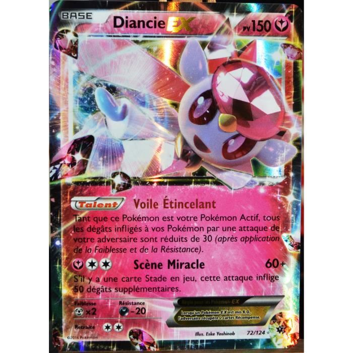Carte Pokemon 55 124 Noctali Ex 170 Pv Impact Des Destins Ultra Rare Xy Jouets De Collection Topjobs Polska Cartes A Collectionner