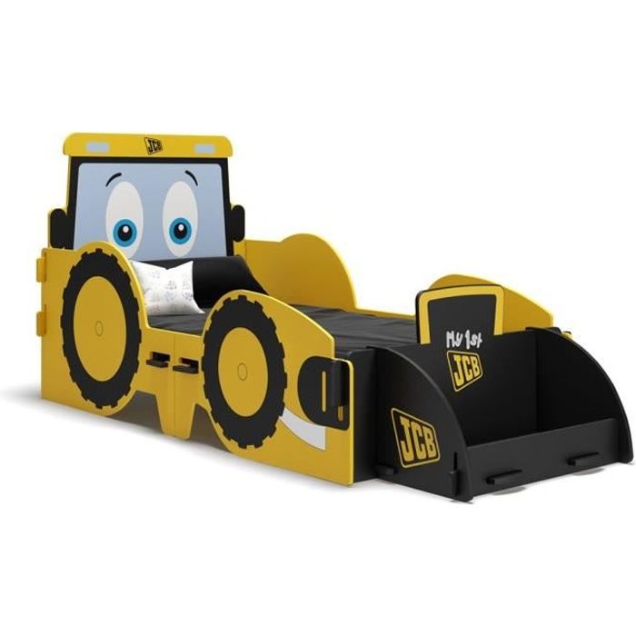 MENBUR Lit enfant &agrave; clipser - mod&egrave;le tracteur JCB