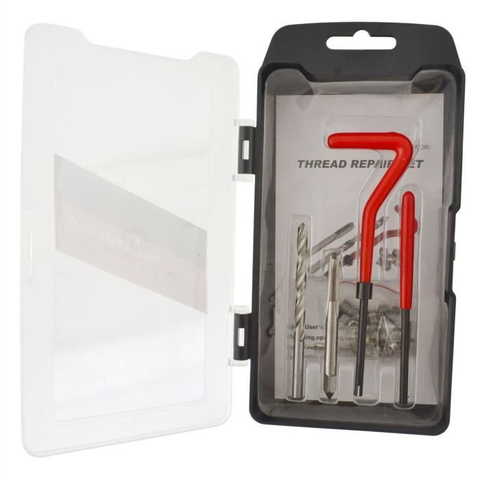 AB Tools M12 x 1,25 mm kit de réparation TARAUD HELICOIL 15 pièces