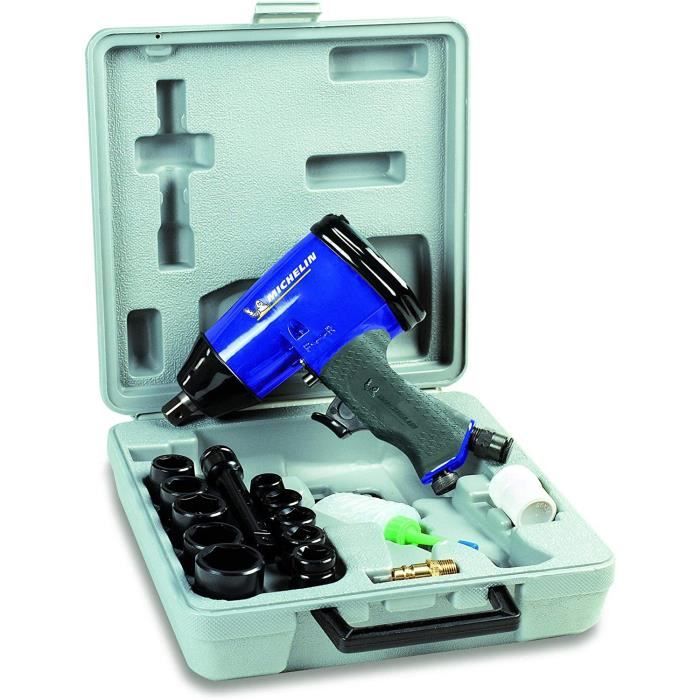 Visseuse Pneumatique 1/2' Set 17 Pièces Air Comprimé 340Nm