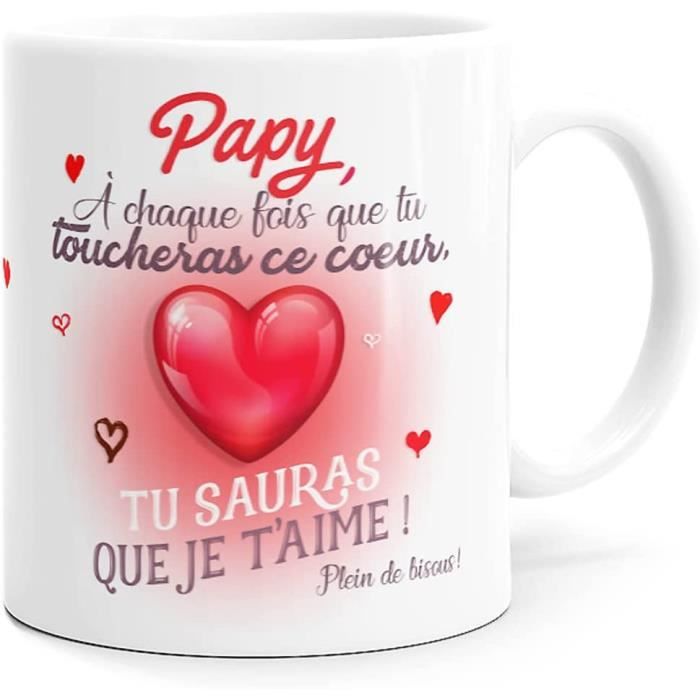 quotedazur Mug cadeau beau père - je ne suis pas parfait mais je suis beau  père - Cadeau Anniversaire Saint Valentin Homme Amour Couple - Blanc