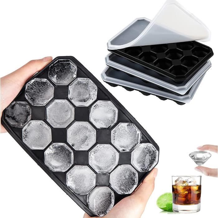 Moule à Glaçons En Silicone 12/16 Pièces - Boules Parfaites Pour Cocktails Et Whisky