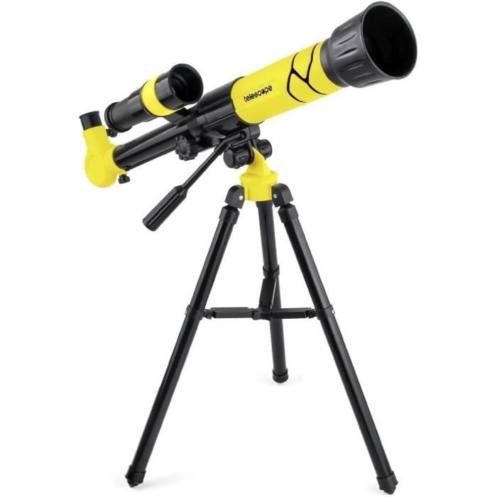 PHOEWON Télescope Enfant 20X-30X-40X – Jouet Astronomique Portable Avec Trépied, Idéal Pour Observer La Lune Et Les Étoiles !