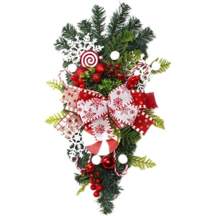 Couronne De Noël En Sucre De Sucre Artificiel Couronne De