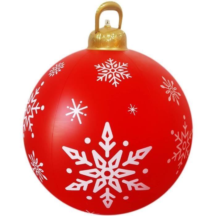 Décorations De Noël Boule Gonflable De Noël 60 Cm Boule De Noël Géante