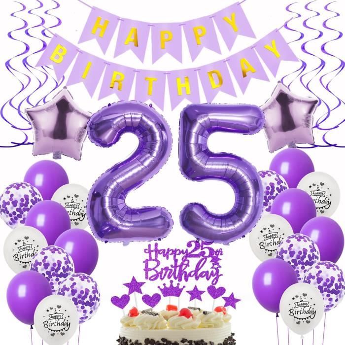 Ballon Chiffre 26 Géant 40 Pouces (environ 101 Cm) - Lilas, Pour 26e Anniversaire | Gonflage à L'hélium Ou à L'air