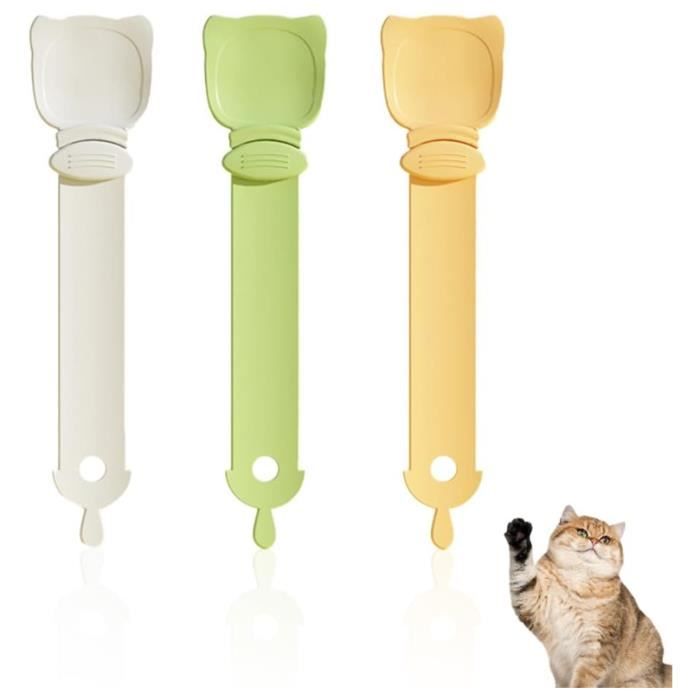 Cuillères à friandises - Lot de 3 - Couleurs vives - Sécuritaires - Durables