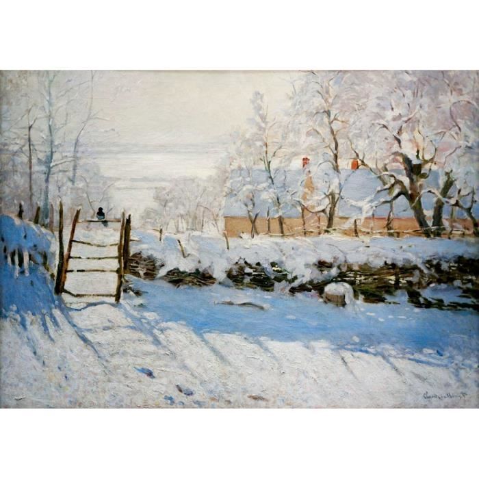 Bluebird Puzzle Claude Monet - The Magpie, 1869 - 1000 Teile ...
