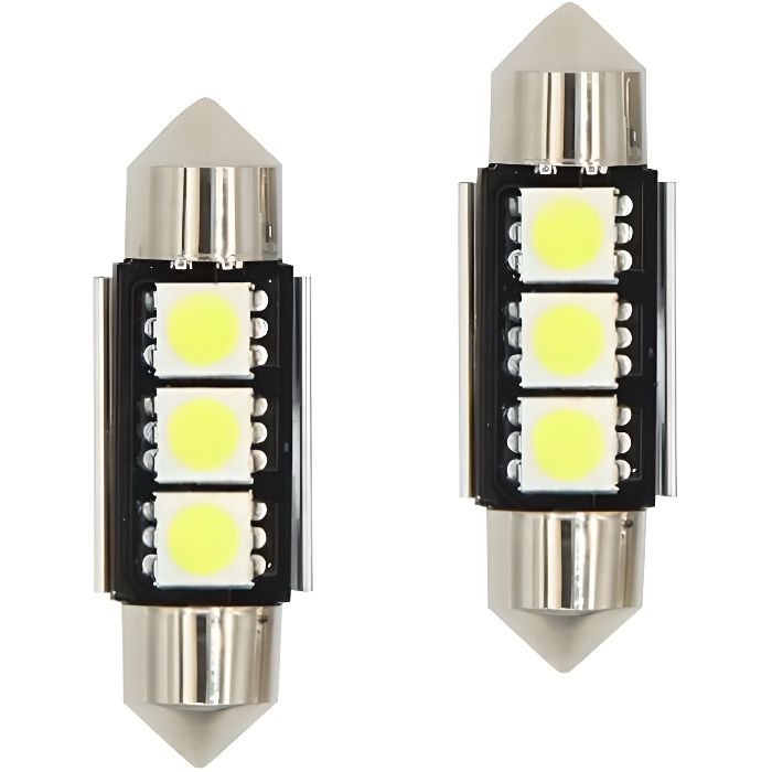 AMPOULE LAMPE NAVETTE A 8 LED 42MM CULOT C5W LUMIERE ECLAIRAGE FEUX XENON 12V AMPOULE LAMPE NAVETTE A 8 LED 42MM CULOT C5W LUMIERE ECLAIRAGE FEUX XENON 12V