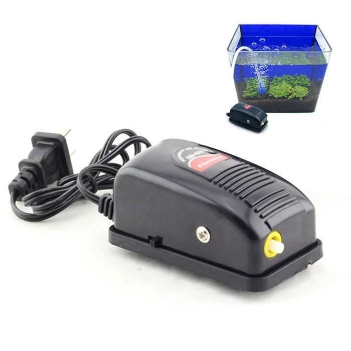 Mini pompe à air d'oxygène d'aquarium réglable Super Silent 3W