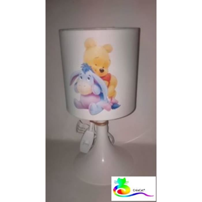 Lampe Chevet Creacat Enfant Winnie Bourriquet Bebe Cdiscount Maison