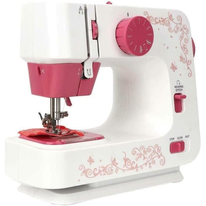 Machine à Coudre Enfant ColorBaby My Home – Avec Lumière, Pédale à Main, Aiguille Protégée, Tissus Inclus, Dès 3 Ans