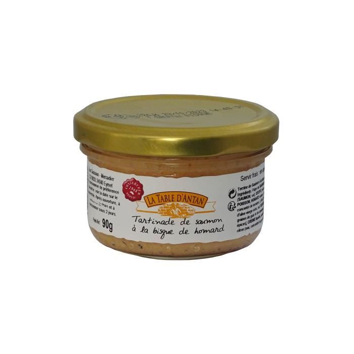 Terrines et pâtés Tartinade de Saumon et Homard Fabriqué en France