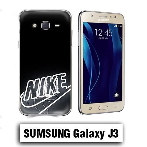 Coque Samsung Galaxy J3 2016 Nike Noir logo