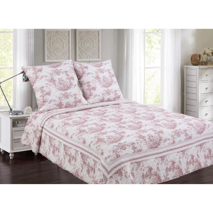 Couvre-lit Boutis MCTISSUS 260x260cm - Coton Lin Clair - Neuf Avec étiquettes