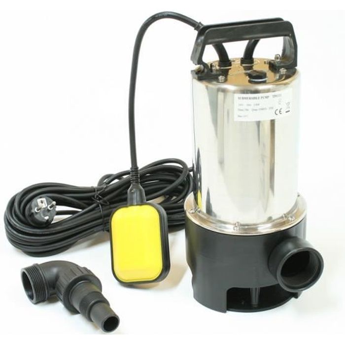Pompe à eau immergée pour eaux sales - graviers 35mm 1100W / 14000l/h