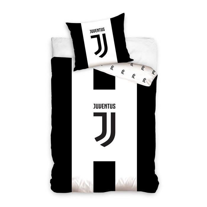 FC Juventus Parure de lit simple r/éversible 100 /% coton