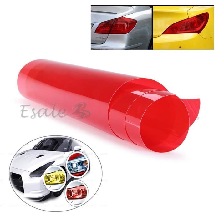 Film Teinte Phare Voiture - Adhésif Noir Pour Feux Et Anti-Brouillard - Protection Et Style