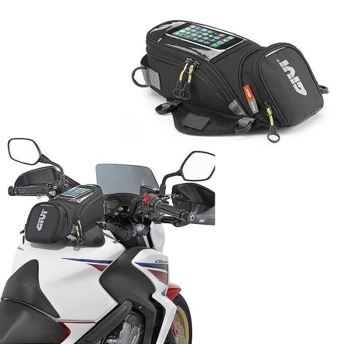 Sac de réservoir de Moto,Sac de réservoir de moto étanche moto de motocyclette magnétique réservoir de carburant,Moto siège arrière léger Sac de Queue