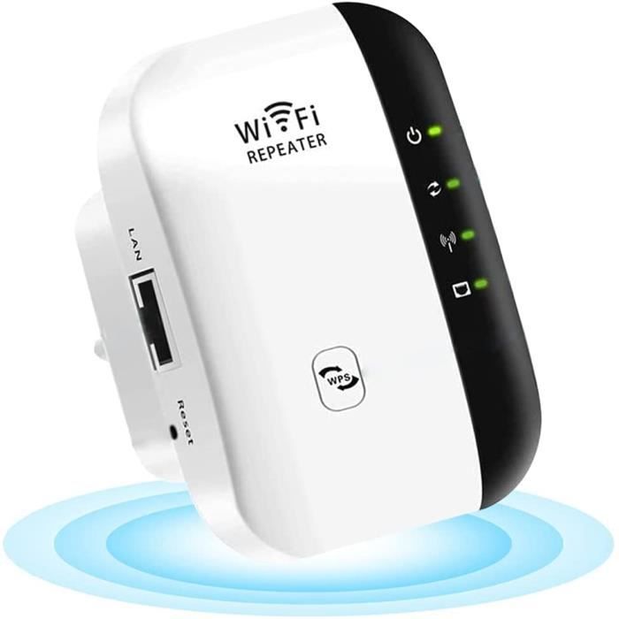 Répéteurs WiFi, Répéteur WiFi Range Extender WiFi Signal Booster 2,4 GHz  300 Mbps Mini Portable Répéteur réseau Point d'accès[J236] - Cdiscount TV  Son Photo
