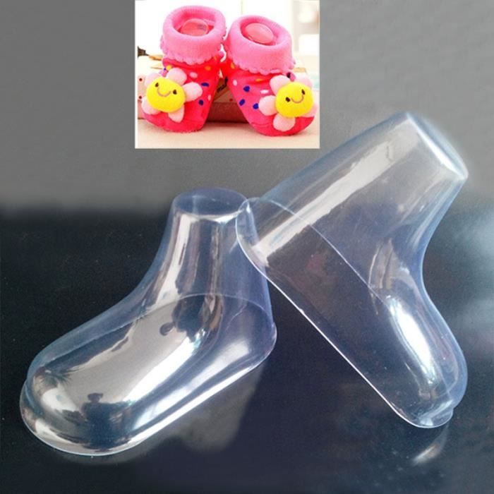 10 cm Moules Chaussettes En Plastique Pour B b Lot De 20