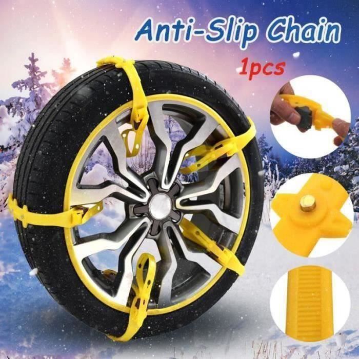 Chaînes à Neige Universelles - Lot De 10, Réglables Pour Pneus 145 à 295 Mm, Nylon Antidérapant Léger