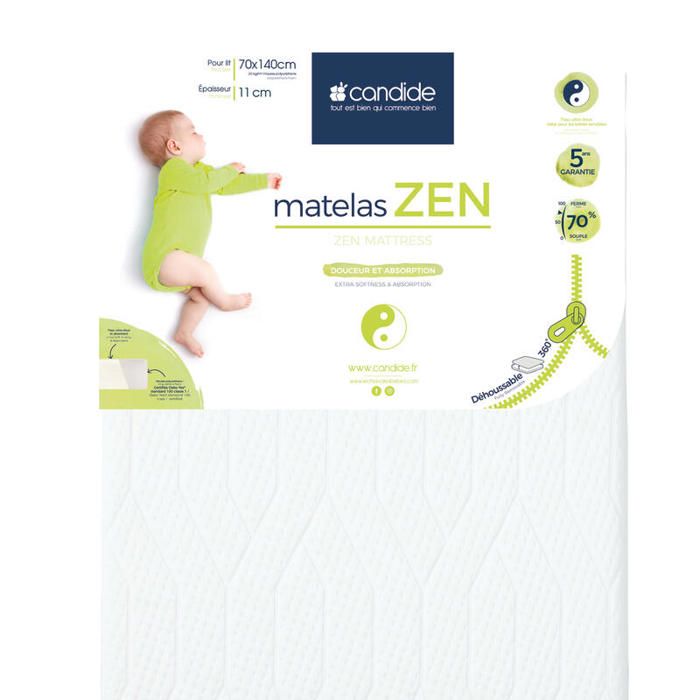 CANDIDE - Matelas Zen 70x140cm CANDIDE - Matelas Zen 70x140cm