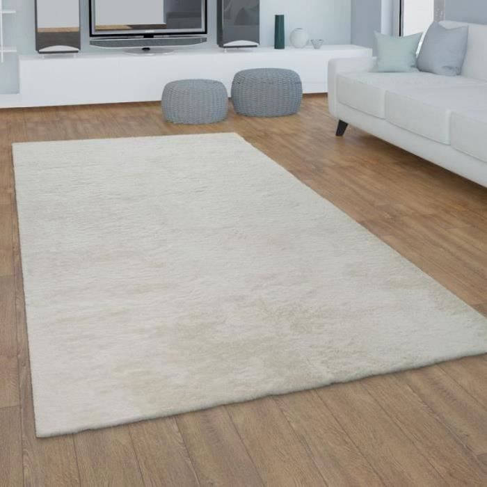 Tapis Poils Longs Shaggy 60x100 Cm - Anthracite - Polypropylène Doux Et Résistant - Pour Salon, Chambre - 8